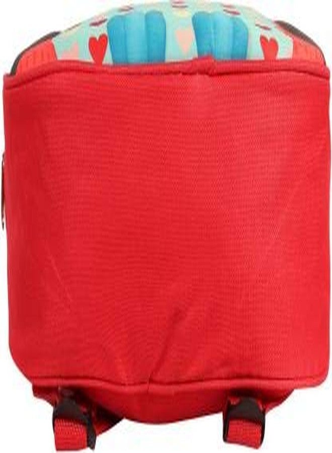 Ineffable Owl 3D Print Polyster Kids School Bag/School Backpack for Kids (Red) - Image 5